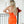 Load image into Gallery viewer, Orange Bodycon Dress