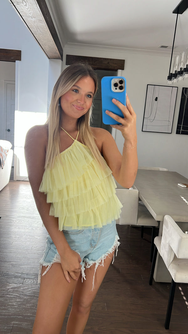 Spring Fling Tulle Top