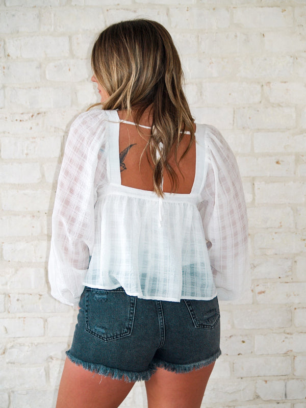 Cassie Square Neck Top