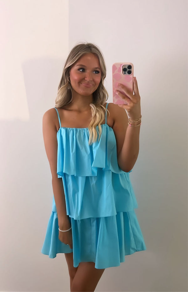 Delilah Ruffle Mini Dress