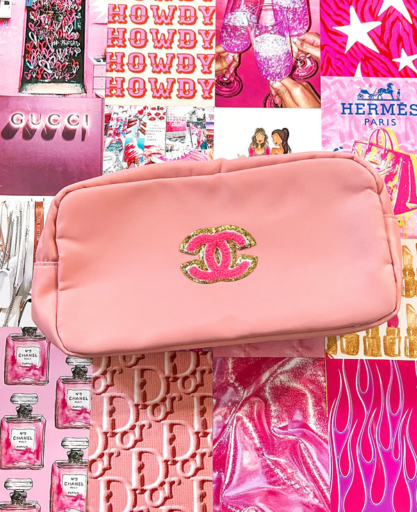 CC Letter Make Up Bag