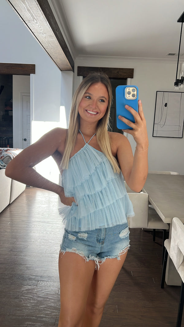 Spring Fling Tulle Top
