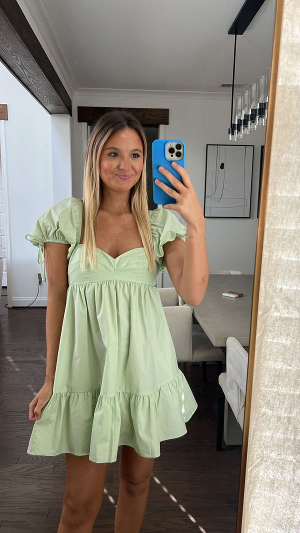 Lime Mini Dress