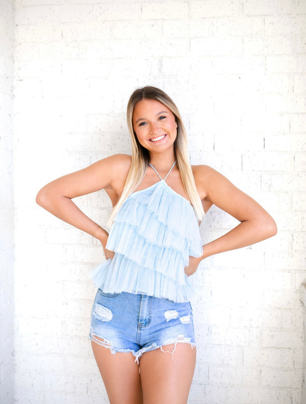 Spring Fling Tulle Top
