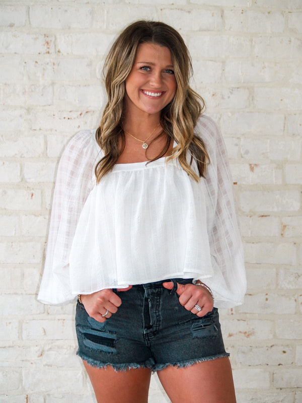 Cassie Square Neck Top
