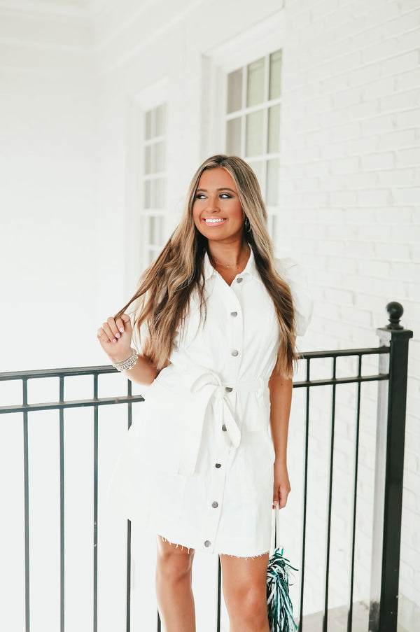 Rush Em Button Down Dress