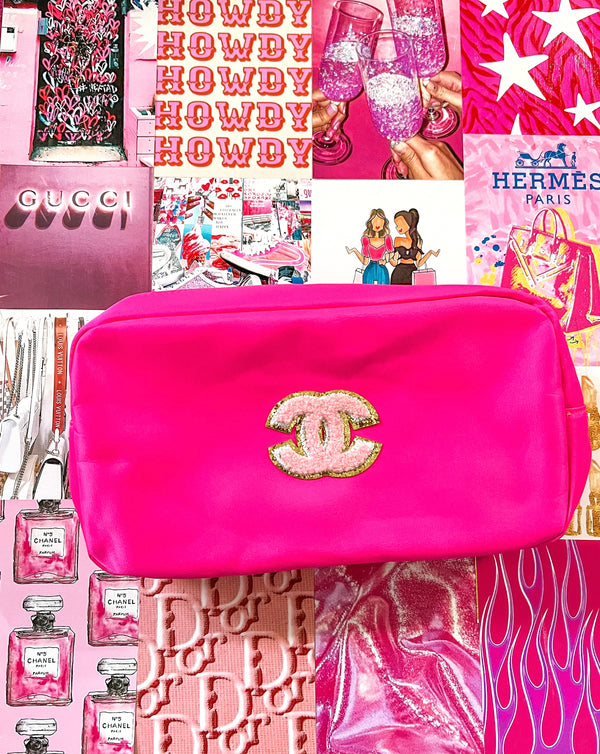 CC Letter Make Up Bag