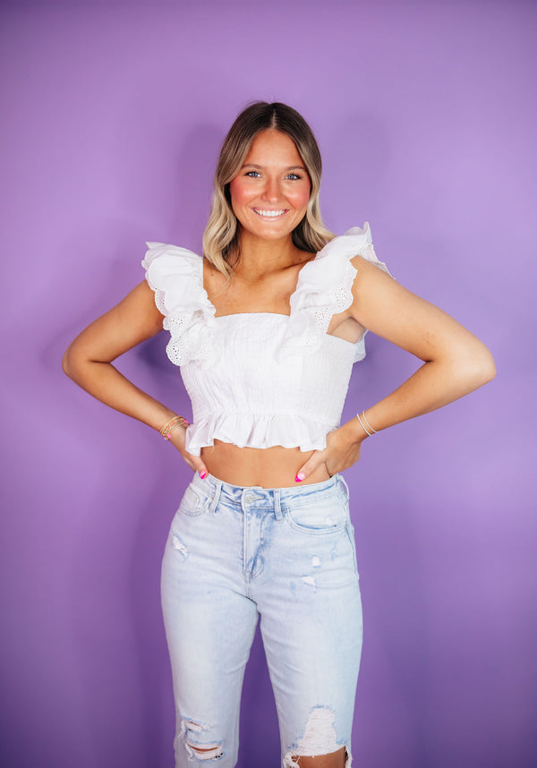Poppy Ruffle Top