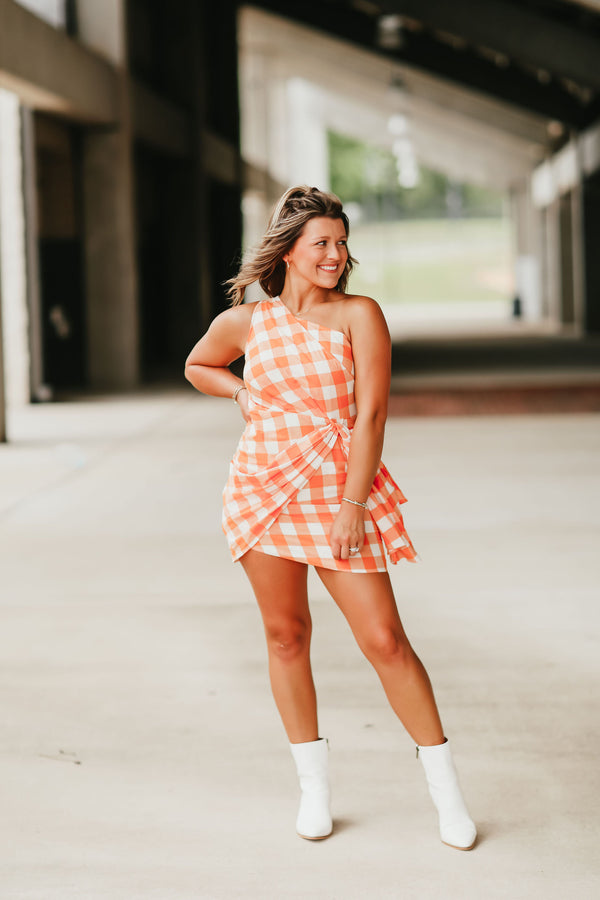 Time Out One Shoulder Dress